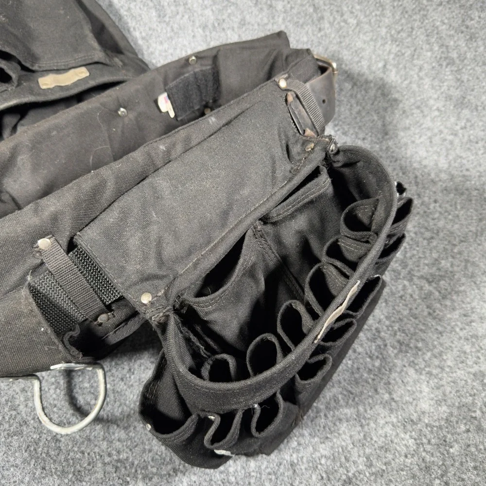 Boulder Bag Professional Electricians Tool Belt Pouches Medium Black USA Made